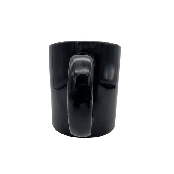 Boeing 1916-1991 75 Years Black Ceramic Mug 3.75" Aero Aviation Logo Vintage Cup - Picture 3 of 6